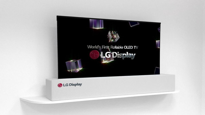 LG Display  65-inch rollable OLED TV